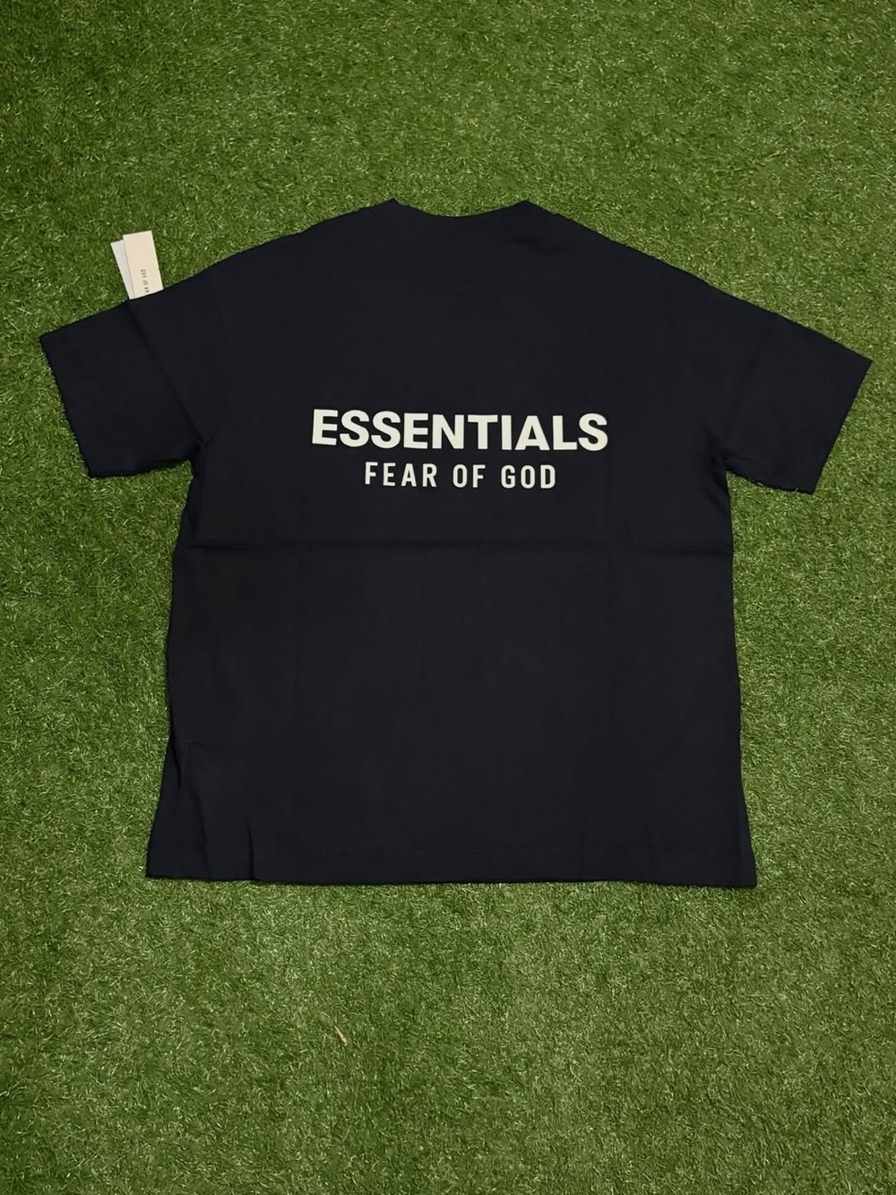 Essentials Fear Of God Jet Black Tshirt